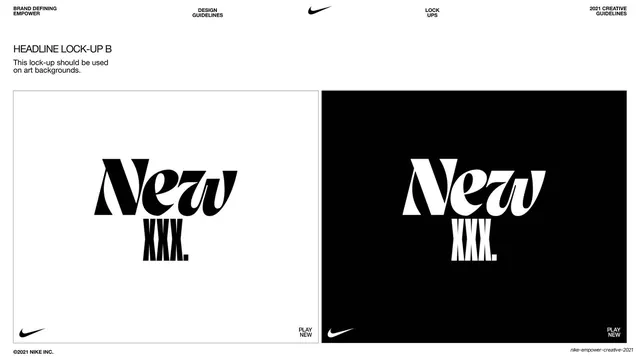 Headline Lockup B on light and dark art backgrounds