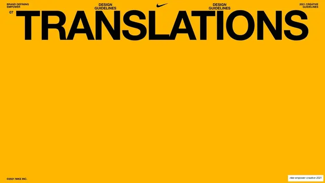Translations section divider