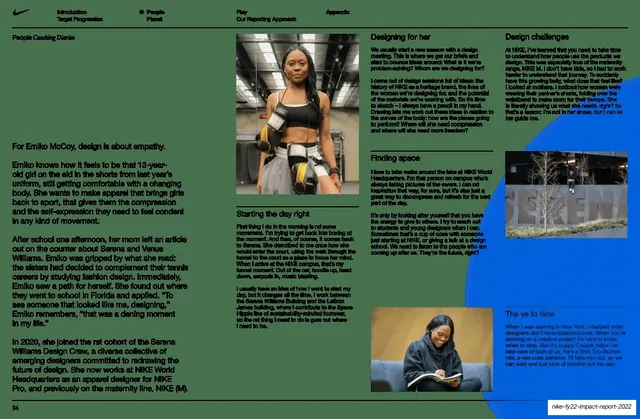 Emiko McCoy coaching diary multi-column photo essay