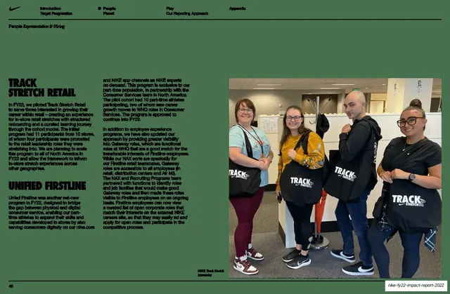 Track Stretch Retail content page