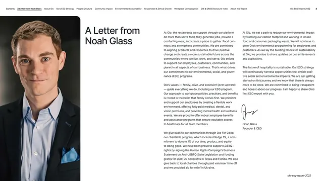 A Letter from Noah Glass, editorial, corporate-clean, light