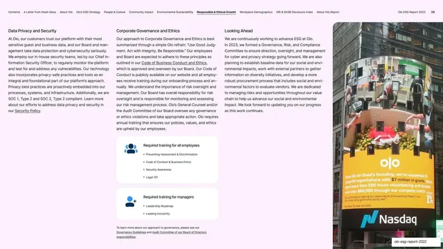 Data Privacy and Governance three-column page, corporate-clean, light-mode, light