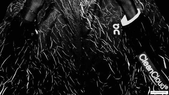 CleanCloud reflective jacket macro photo