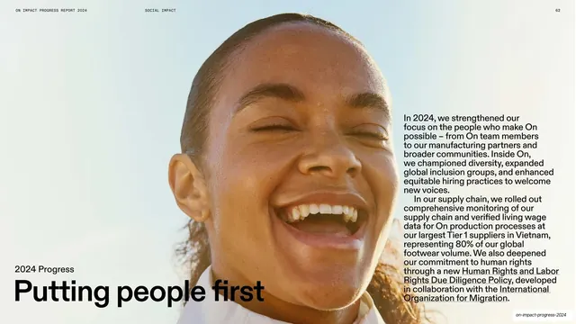 Putting people first full-bleed portrait, photographic, editorial, light