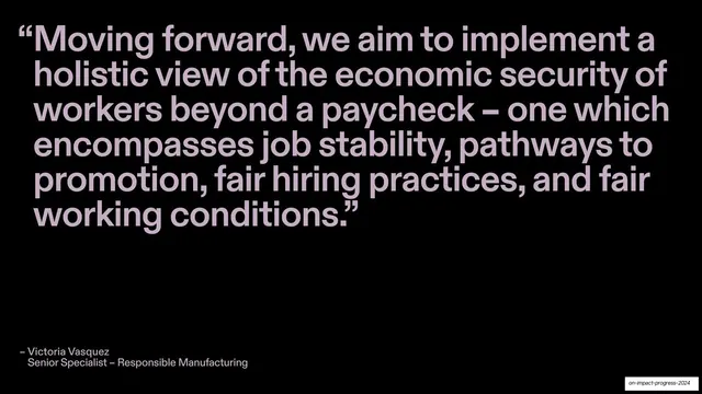 Economic security pull-quote (Victoria Vasquez)
