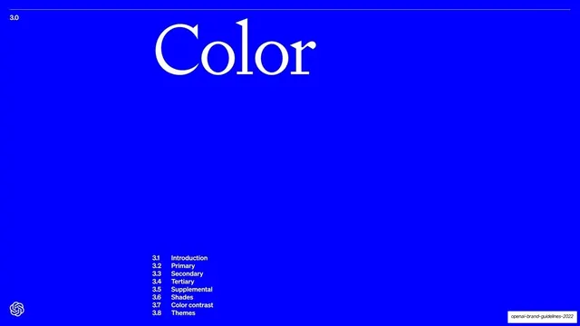 Color section divider, minimal, editorial, vibrant
