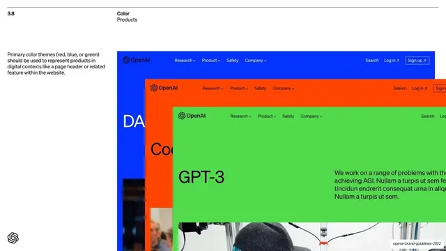 Primary color themes for products, minimal, technical, vibrant