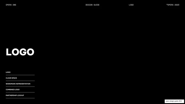 Logo section divider