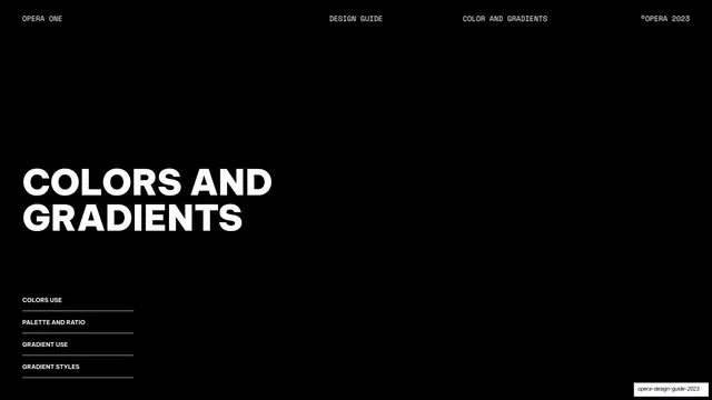 Colors and Gradients section divider