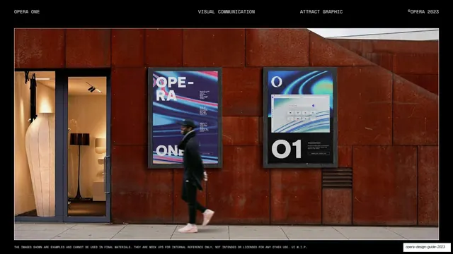 Street-level poster placements