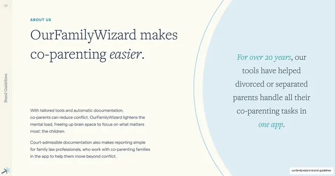 About us, makes co-parenting easier