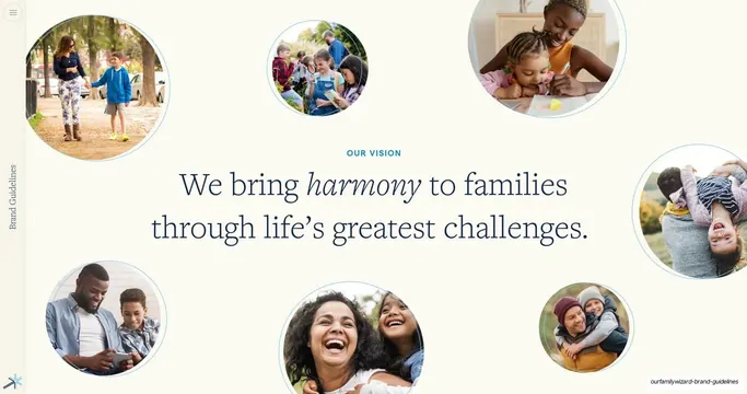Our vision, harmony through life's challenges, editorial, minimal, light