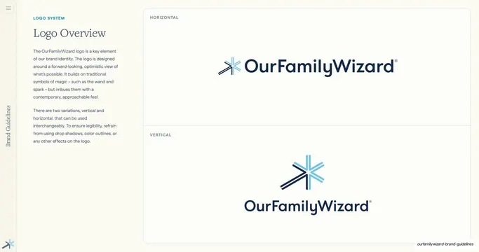 Logo Overview horizontal and vertical lockups