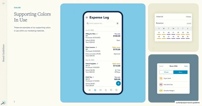 Supporting Colors In Use mockups