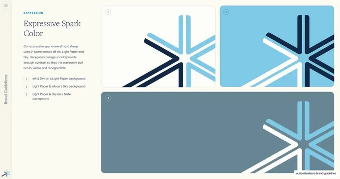 Expressive Spark color combinations