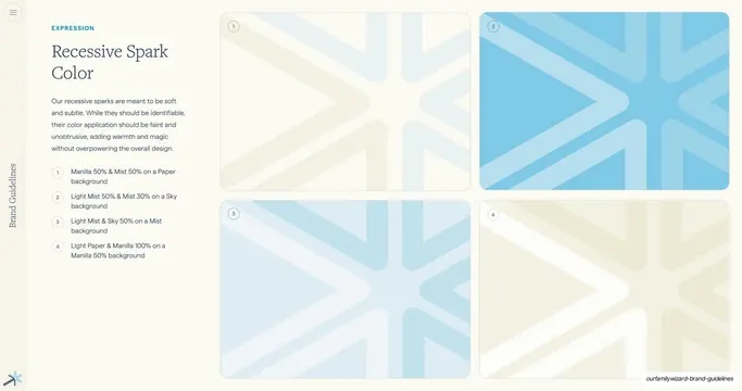 Recessive Spark color combinations