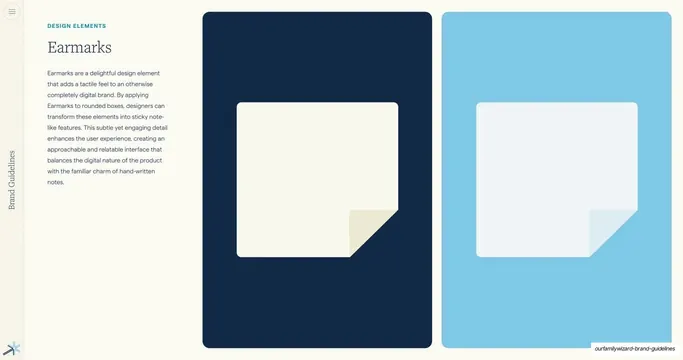 Earmarks design element