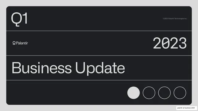 Q1 2023 Business Update cover