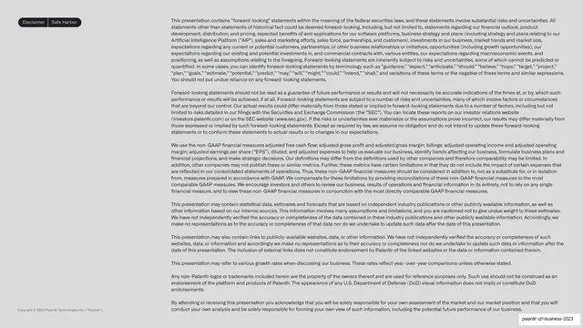 Safe Harbor and Non-GAAP disclaimers