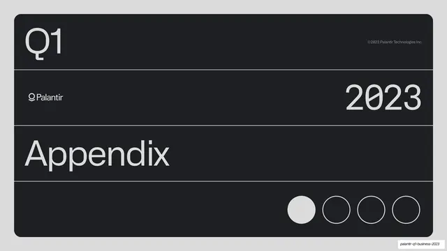 Appendix section divider