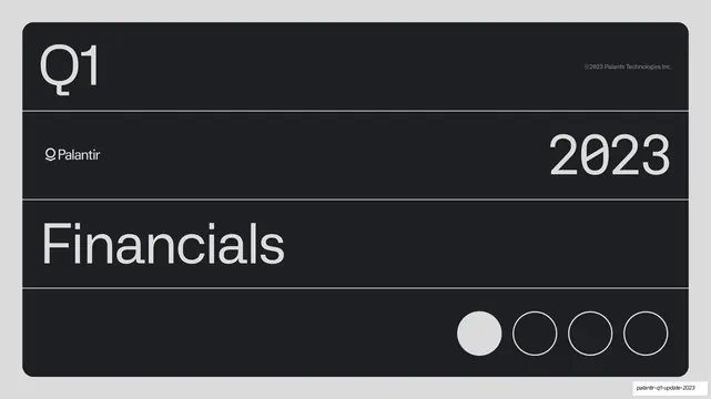 Financials section divider, dark-mode, minimal, dark