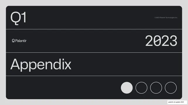 Appendix section divider