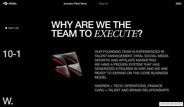 Why Us team to execute