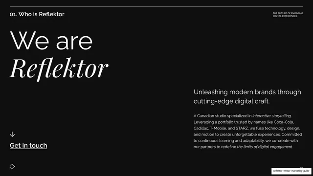 We are Reflektor intro