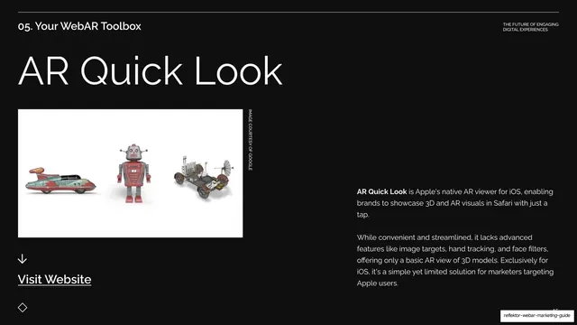 AR Quick Look tool spotlight