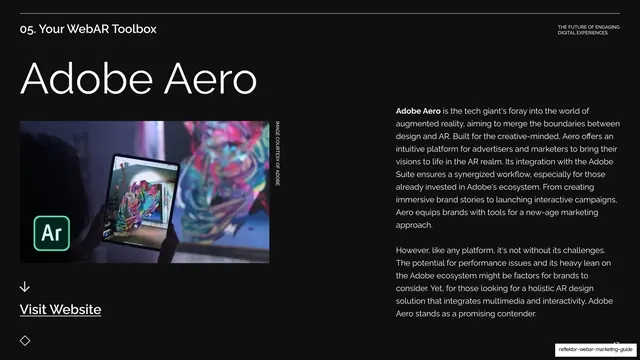 Adobe Aero tool spotlight