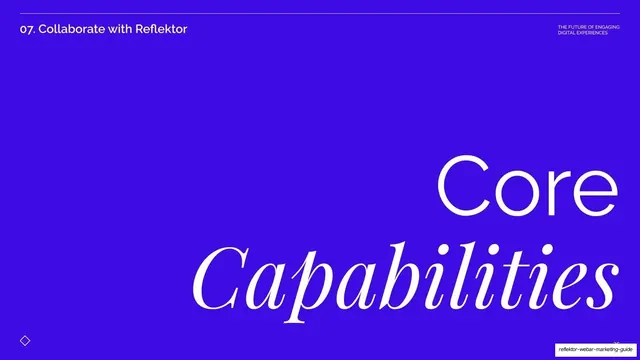 Core Capabilities divider