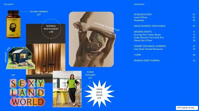 Contents collage