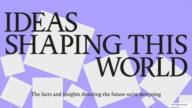 Ideas Shaping This World divider