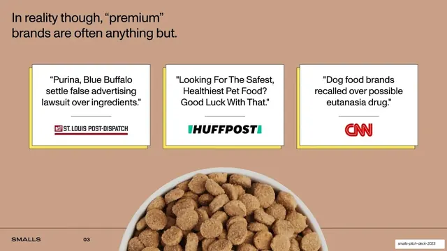 Premium brand credibility problem with press quotes