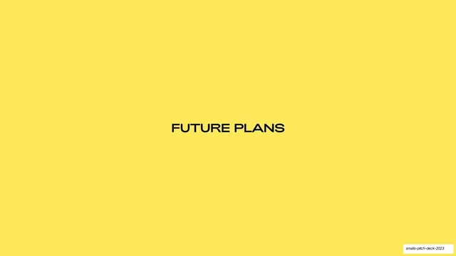 Future Plans section divider