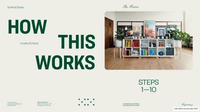 How This Works steps intro, editorial, minimal, light