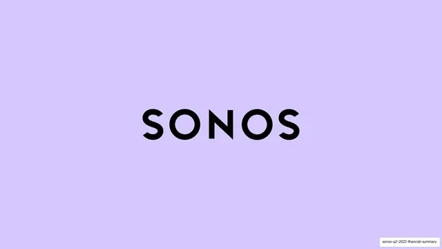 Sonos closing wordmark