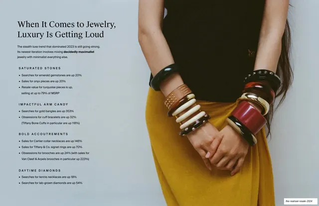 Luxury Is Getting Loud jewelry trend list