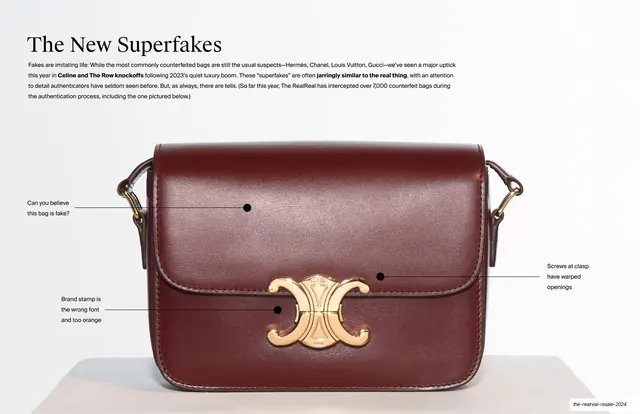 The New Superfakes annotated bag, editorial, luxury, warm