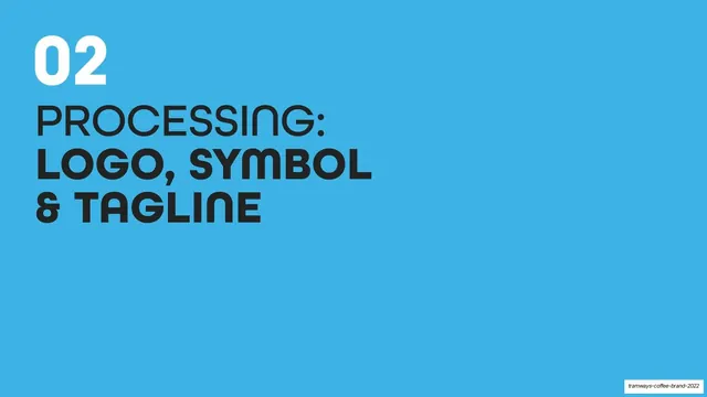 Section 02 Processing Logo divider, playful, minimal, vibrant