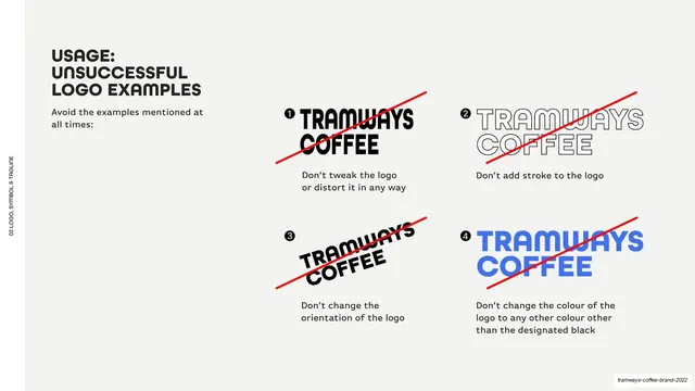 Unsuccessful logo usage examples