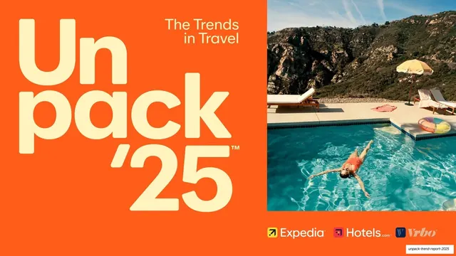 Unpack '25: The Trends in Travel (Expedia Group), editorial, maximalist, vibrant
