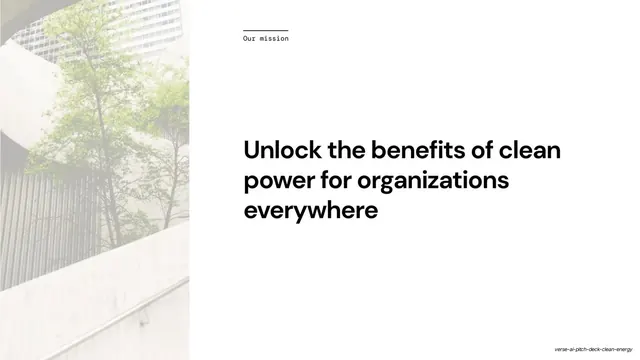 Mission split statement, minimal, light-mode, light