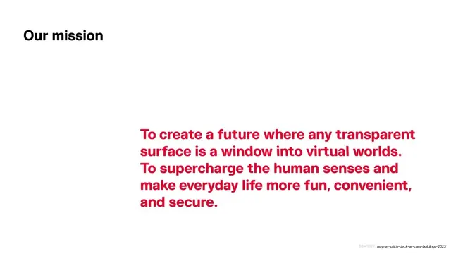 Our mission statement, minimal, light-mode, light