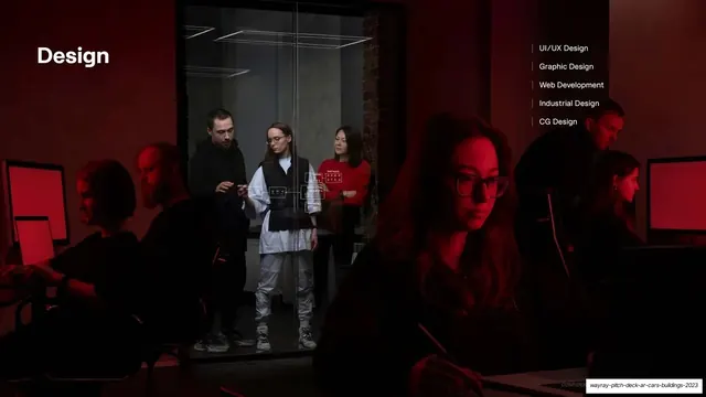 Design team photo, photographic, dark-mode, dark