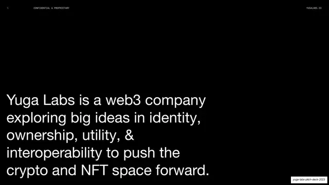 Web3 company mission statement, dark-mode, minimal, dark
