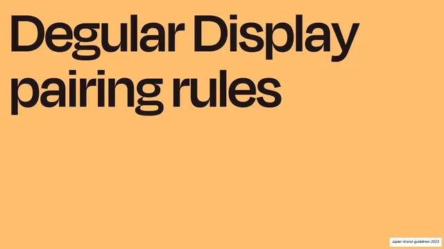 Degular Display pairing rules divider