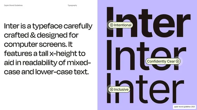 Inter for screen readability