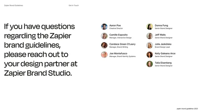 Zapier Brand Studio contact