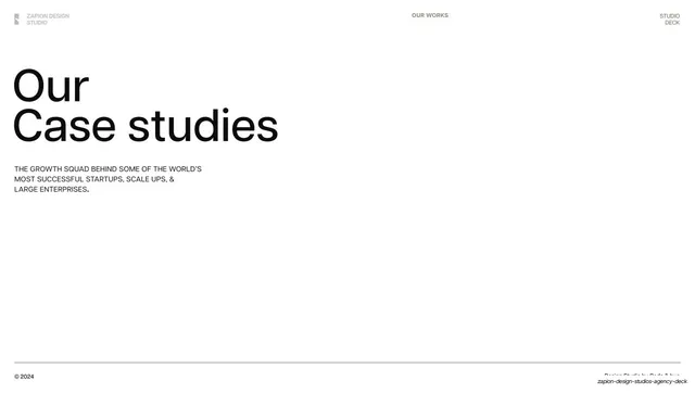 Our case studies section divider